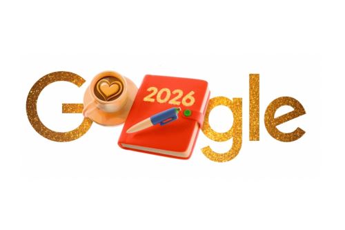 Google actualizó el Doodle que había destacado en su página principal tras la nochevieja.