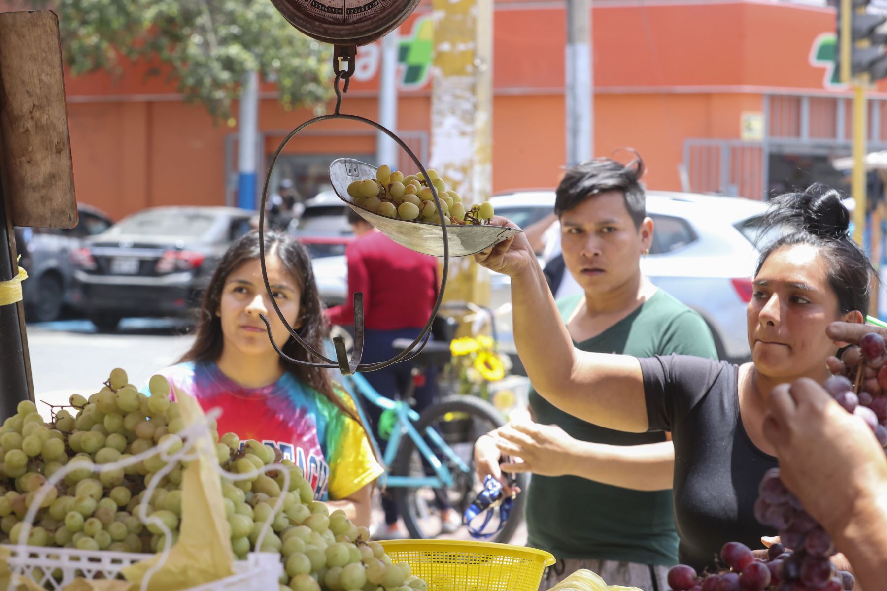 Uvas verdes y red globe son muy solicitadas por el público para atraer la buena suerte en el marco del año nuevo 2026 en Mercado Lobatón de Lince.

Foto:ANDINA / Juan Carlos Guzmán Negrini