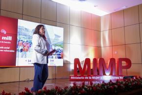 El MIMP cumple con su misión de trabajar en la atención y protección de las mujeres, niñas, niños, adolescentes, personas con discapacidad, adultos mayores. Foto: MIMP