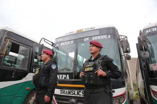 Ministro del Interior lidera acciones conjuntas para reforzar la seguridad frente a la extorsión en el transporte público. Foto: ANDINA/Difusión