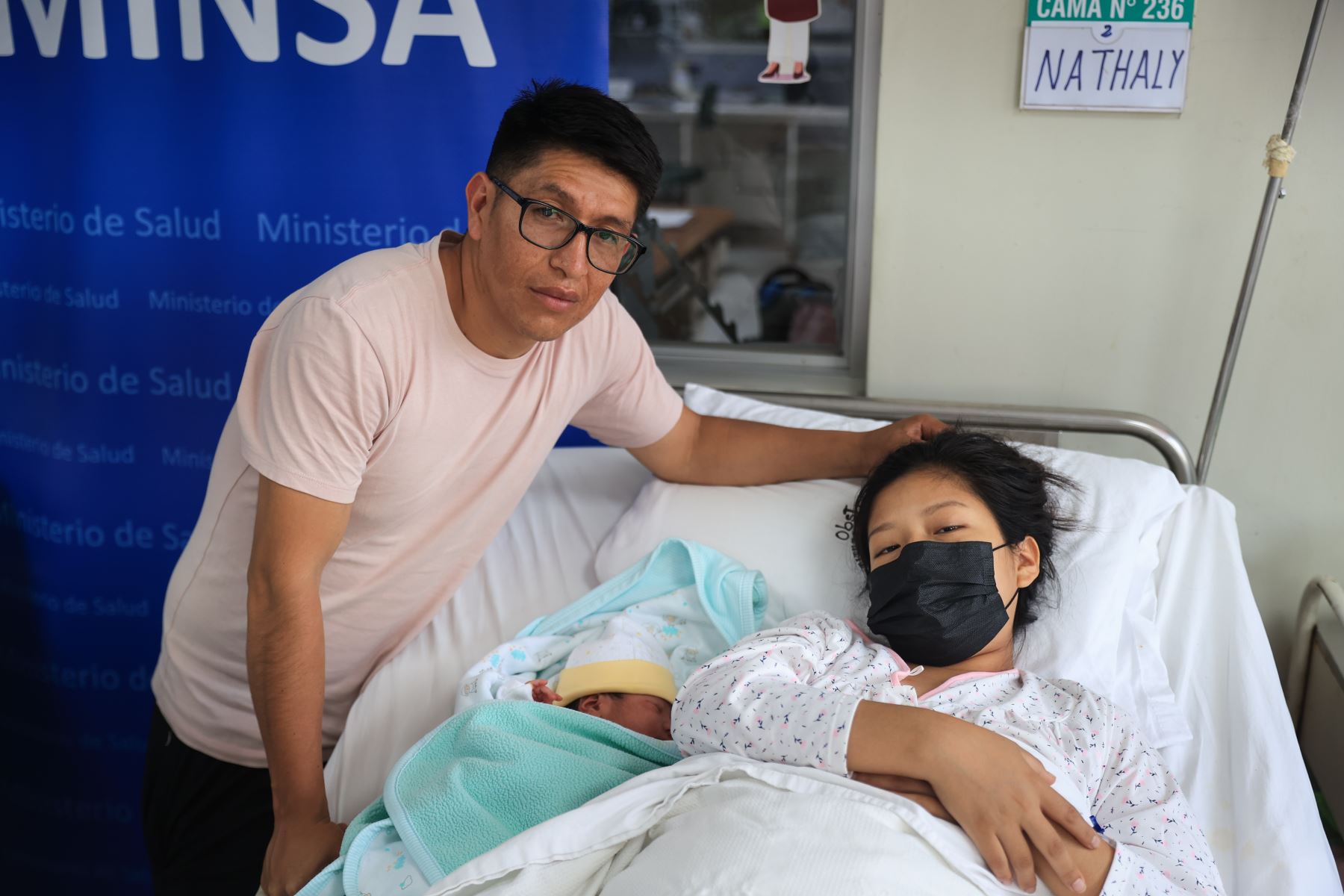 Kendra nació con un peso de 3.5 kg. y a través del parto natural. Foto: ANDINA/Jhonel Rodríguez Robles