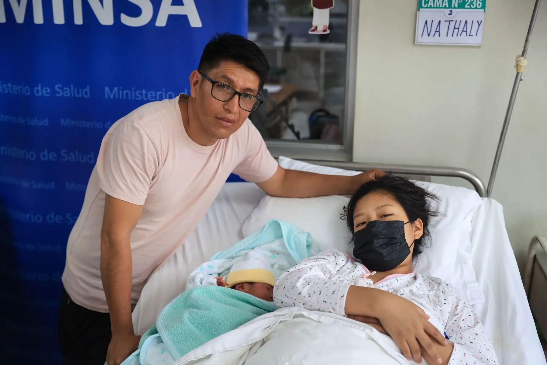 Kendra nació con un peso de 3.5 kg. y a través del parto natural. Foto: ANDINA/Jhonel Rodríguez Robles