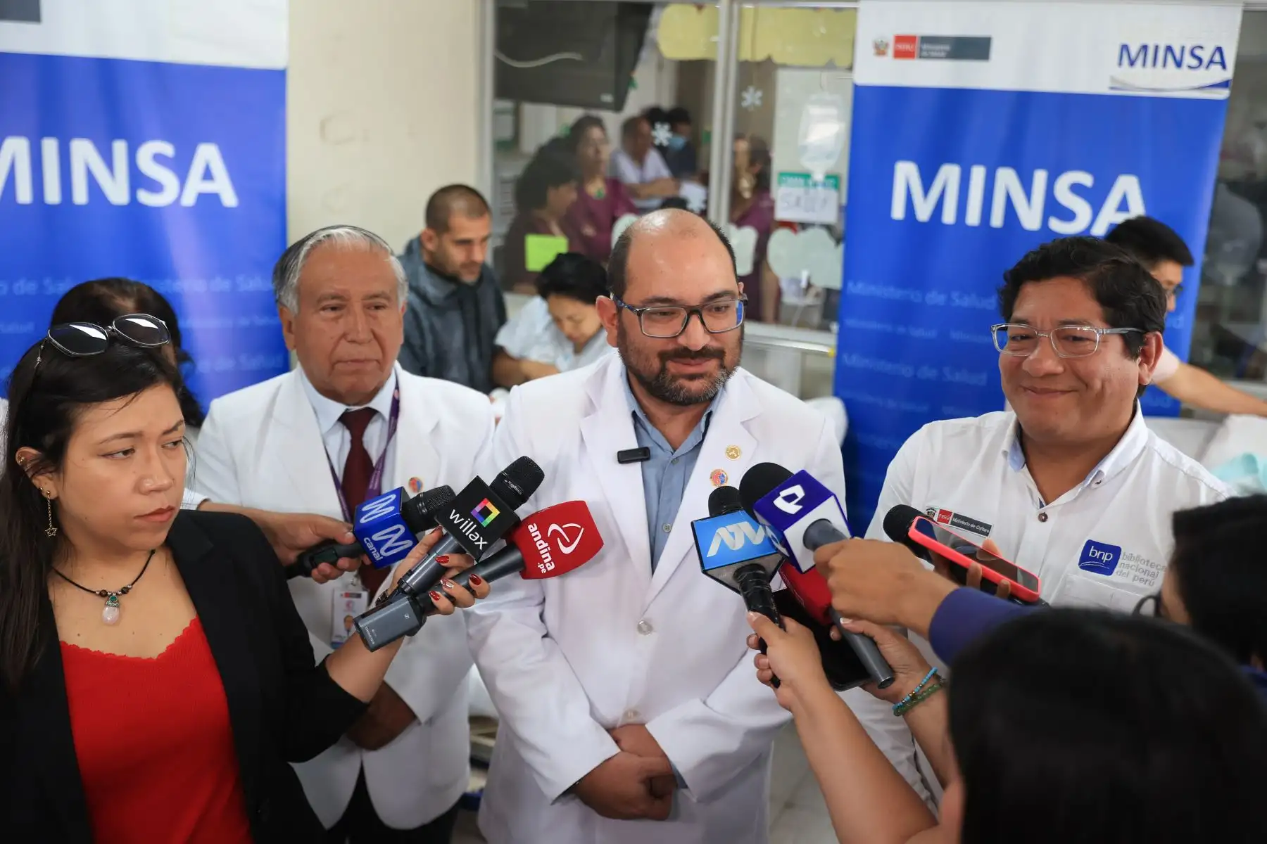 Leonardo Rojas, viceministro de Salud Pública, declara a la prensa. Foto: ANDINA/Jhonel Rodríguez Robles