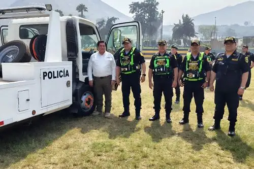 Ministerio del Interior inicia el 2026 fortaleciendo la capacidad operativa de la Policía Nacional. Foto: Mininter