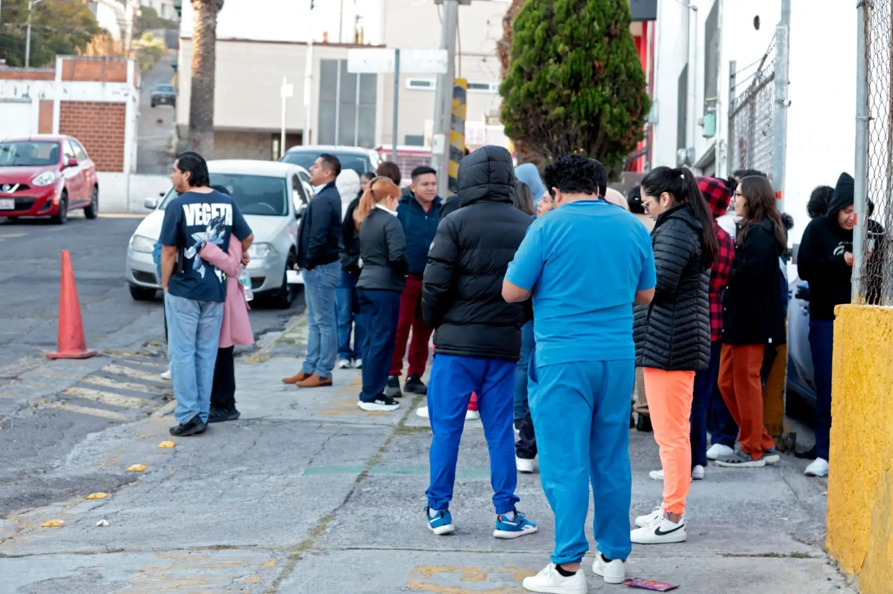 El sismo tuvo su epicentro a 15 kilómetros de San Marcos, estado de Guerrero (sur), informó Sheinbaum a su regreso a Palacio Nacional minutos después del temblor. Foto: AFP