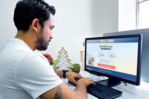 Matrícula digital iniciará el lunes 19 de marzo. (Foto: ANDINA/ Difusión)