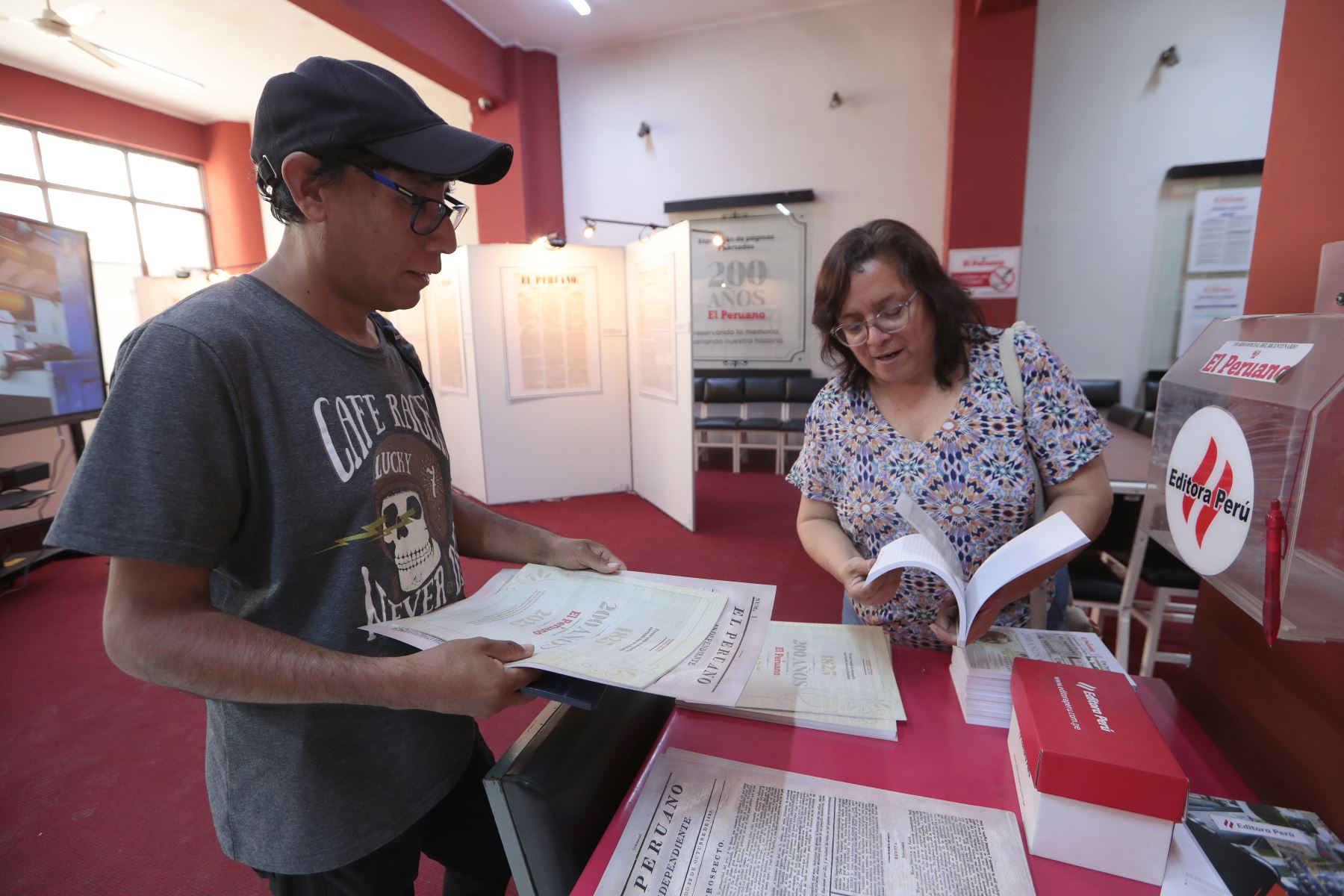 Museo Gráfico El Peruano ofrece a su visitantes su exposición permanente en el cual e exhiben las máquinas utilizadas en los talleres del diario desde el siglo XIX y que han sido declaradas como bienes pertenecientes al Patrimonio Cultural de la Nación.
Foto: ANDINA/Verónica Calderón Zúñiga