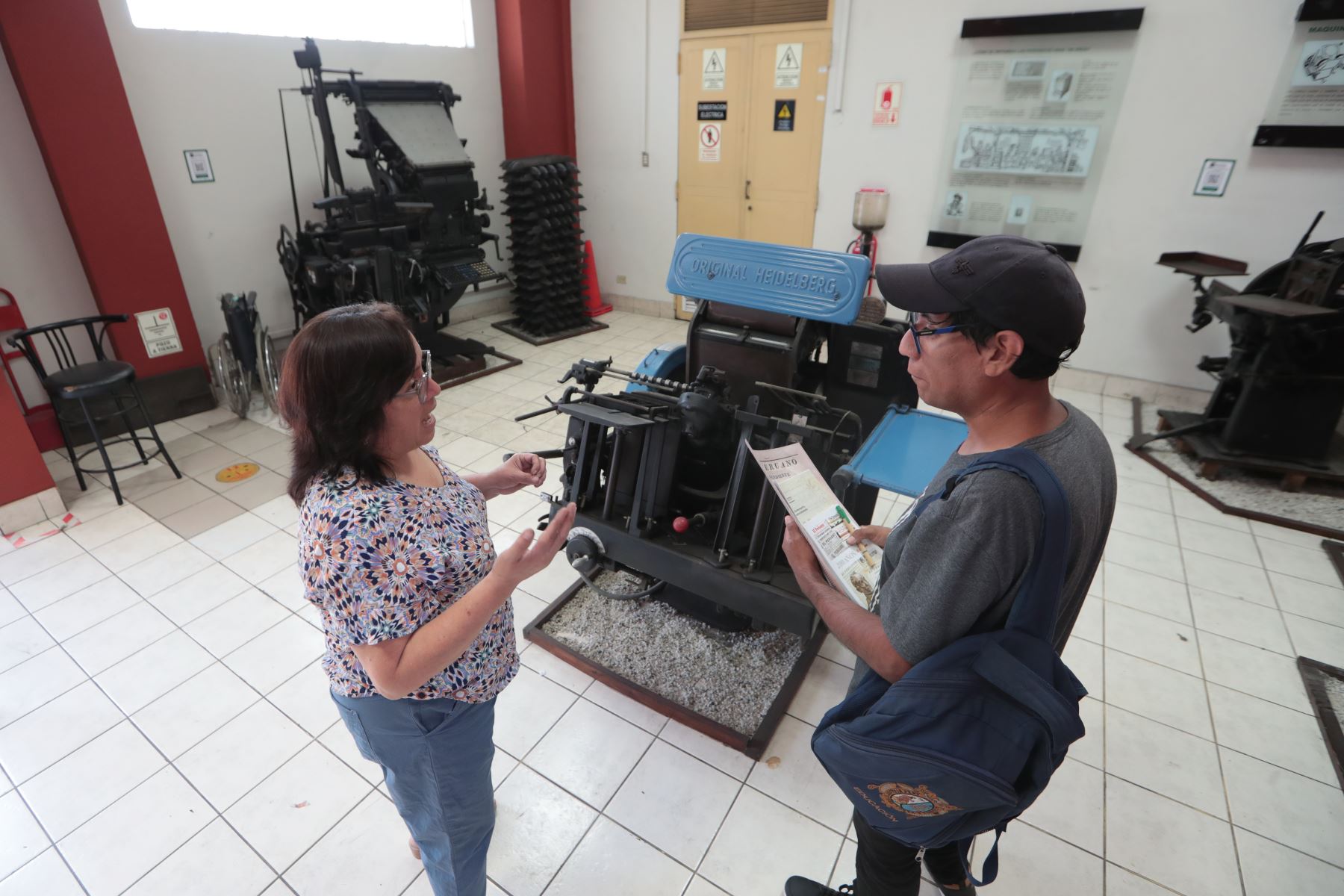 El Diario Oficial  El Peruano el más antiguo de América Latina fue fundado en 1825 por el Libertador Simón Bolívar, imprimiéndose desde sus inicios en una prensa manual, luego en antiguas máquinas impresoras.
Foto: ANDINA/Verónica Calderón Zúñiga