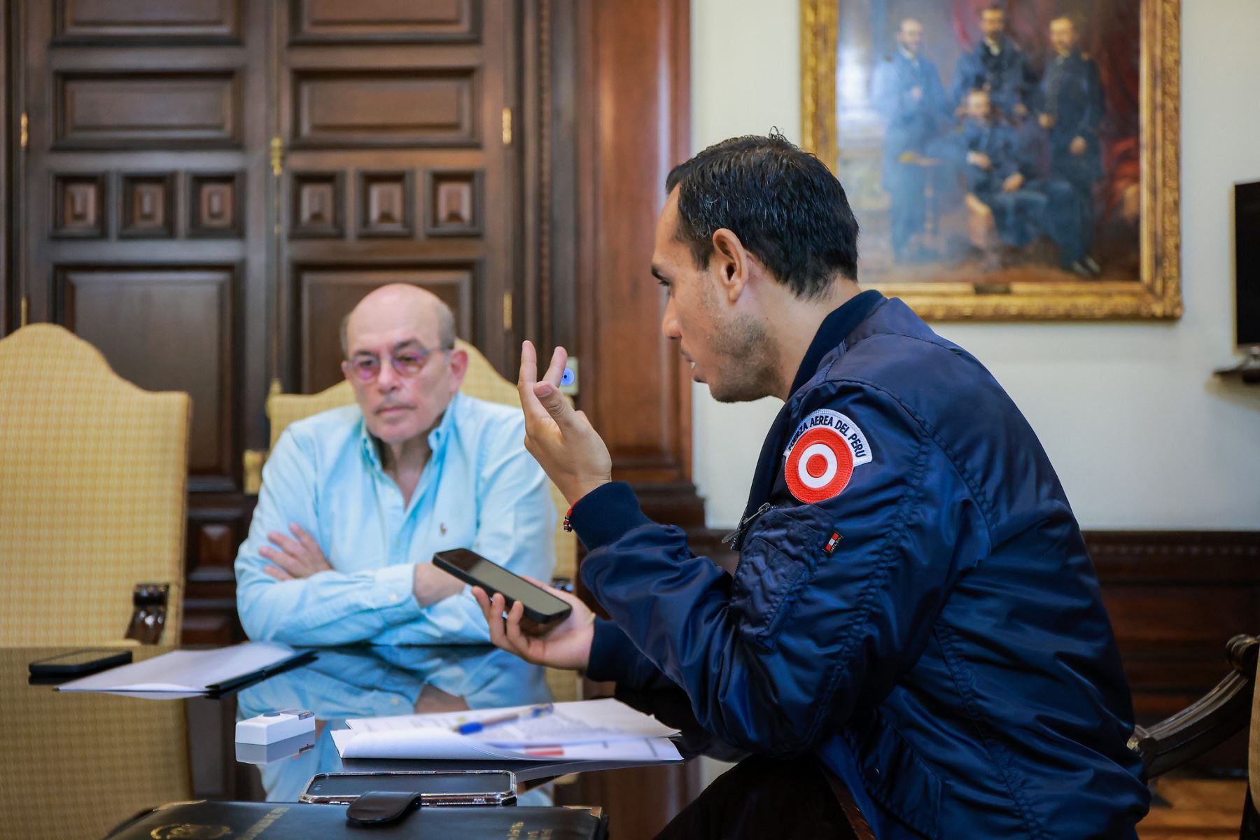 Presidente de la república, José Jerí Oré, sostuvo una conversación telefónica con el presidente electo de Chile, José Antonio Kast.
Foto: ANDINA/Prensa Presidencia
