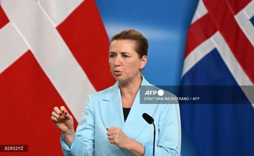 Primera ministra danesa, Mette Frederiksen.