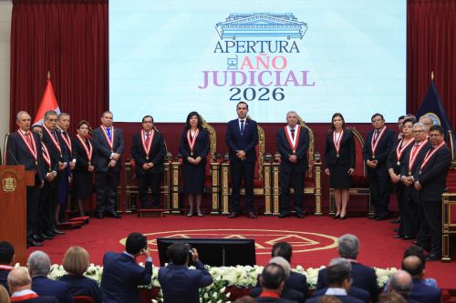 Presidente José Jerí participa en ceremonia de apertura del Año Judicial 2026