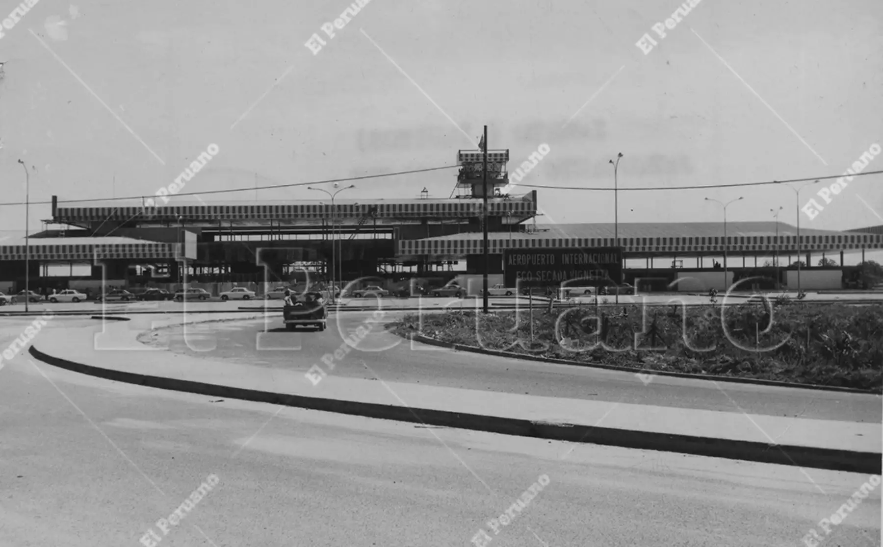 Iquitos - 17 agosto 1977 / Vista del Aeropuerto Internacional Coronel Francisco Secada Vignetta, conocido también como Aeropuerto Internacional de Iquitos. foto: Archivo Histórico de El Peruano.