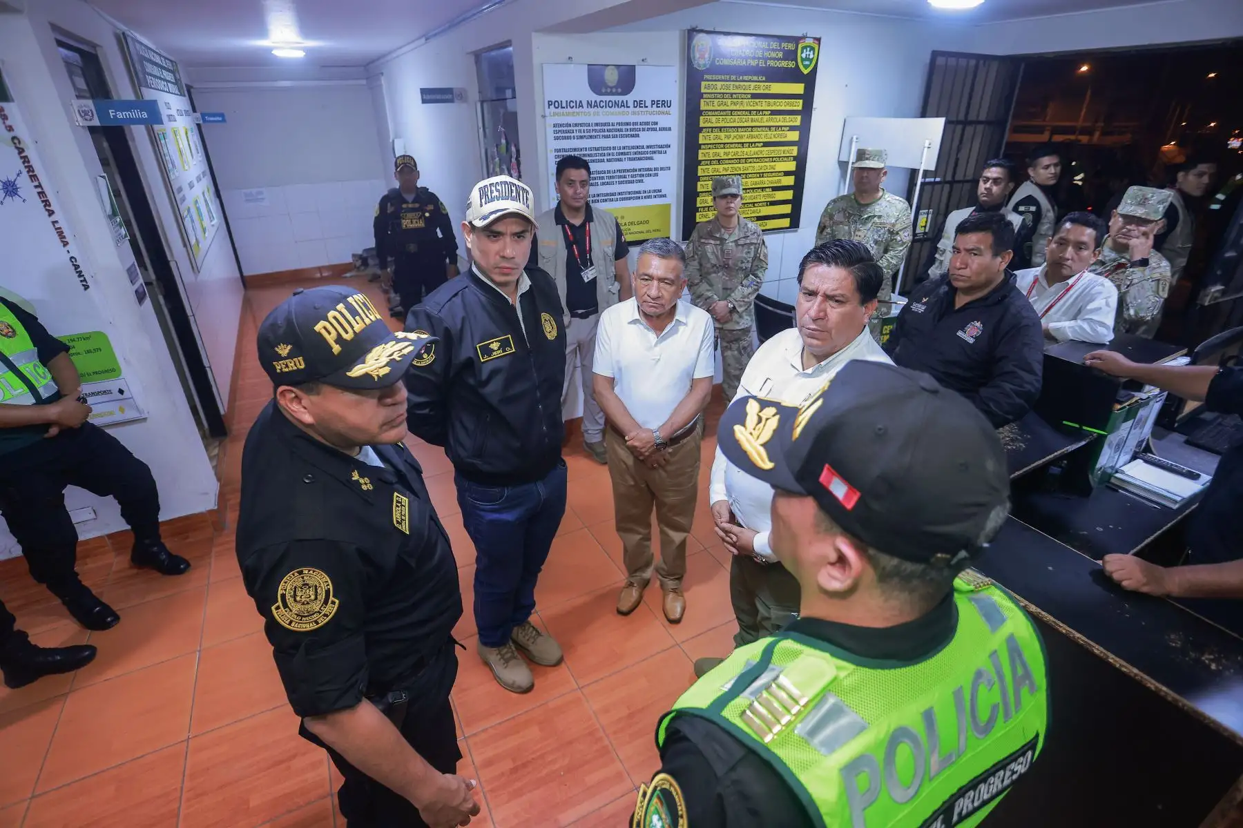 Presidente José Jerí lidera operativo en San Martín de Porres y Carabayllo. 
Foto: ANDINA/Prensa Presidencia
