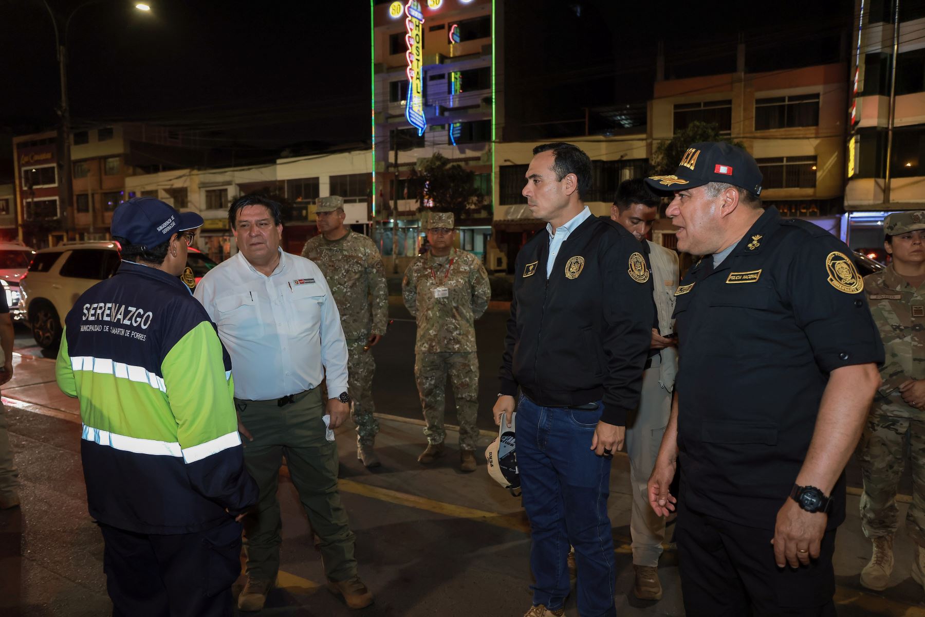 Presidente José Jerí lidera operativo en San Martín de Porres y Carabayllo. 
Foto: ANDINA/Prensa Presidencia