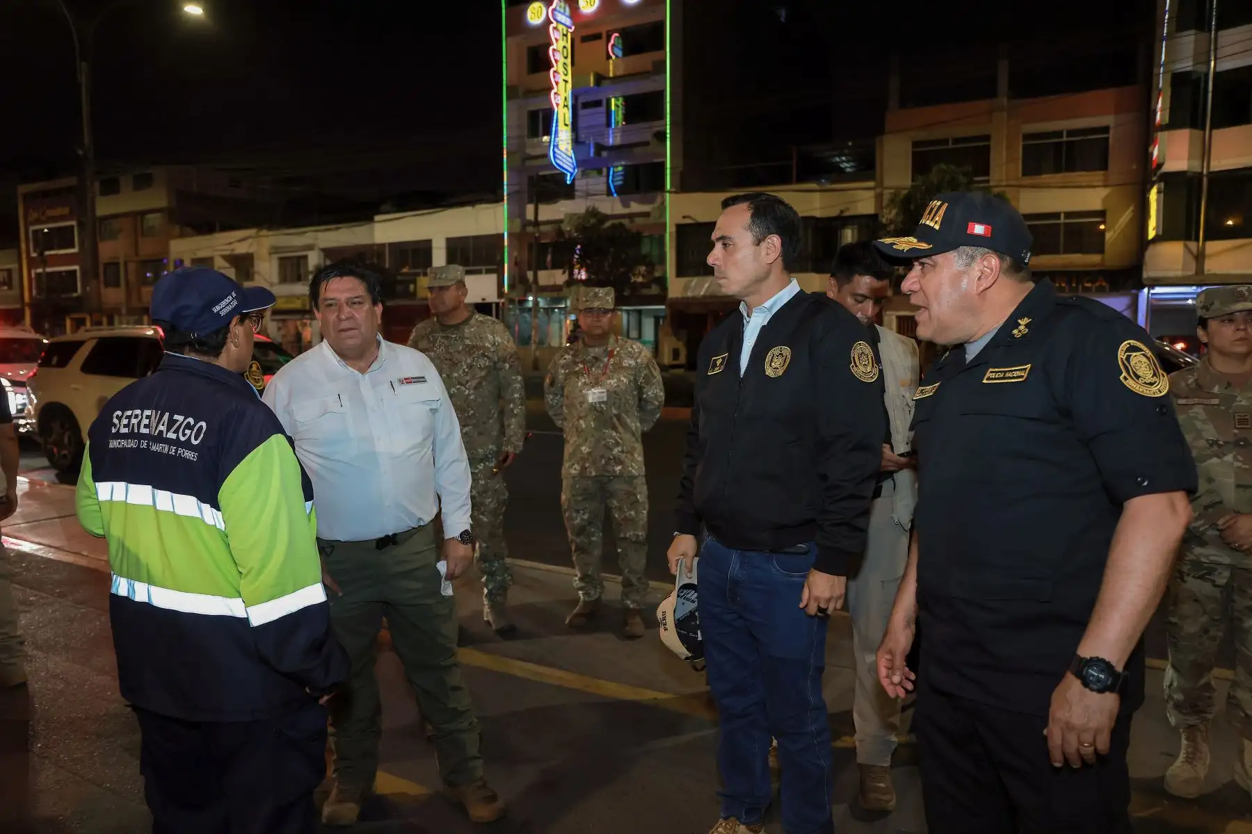 Presidente José Jerí lidera operativo en San Martín de Porres y Carabayllo. 
Foto: ANDINA/Prensa Presidencia