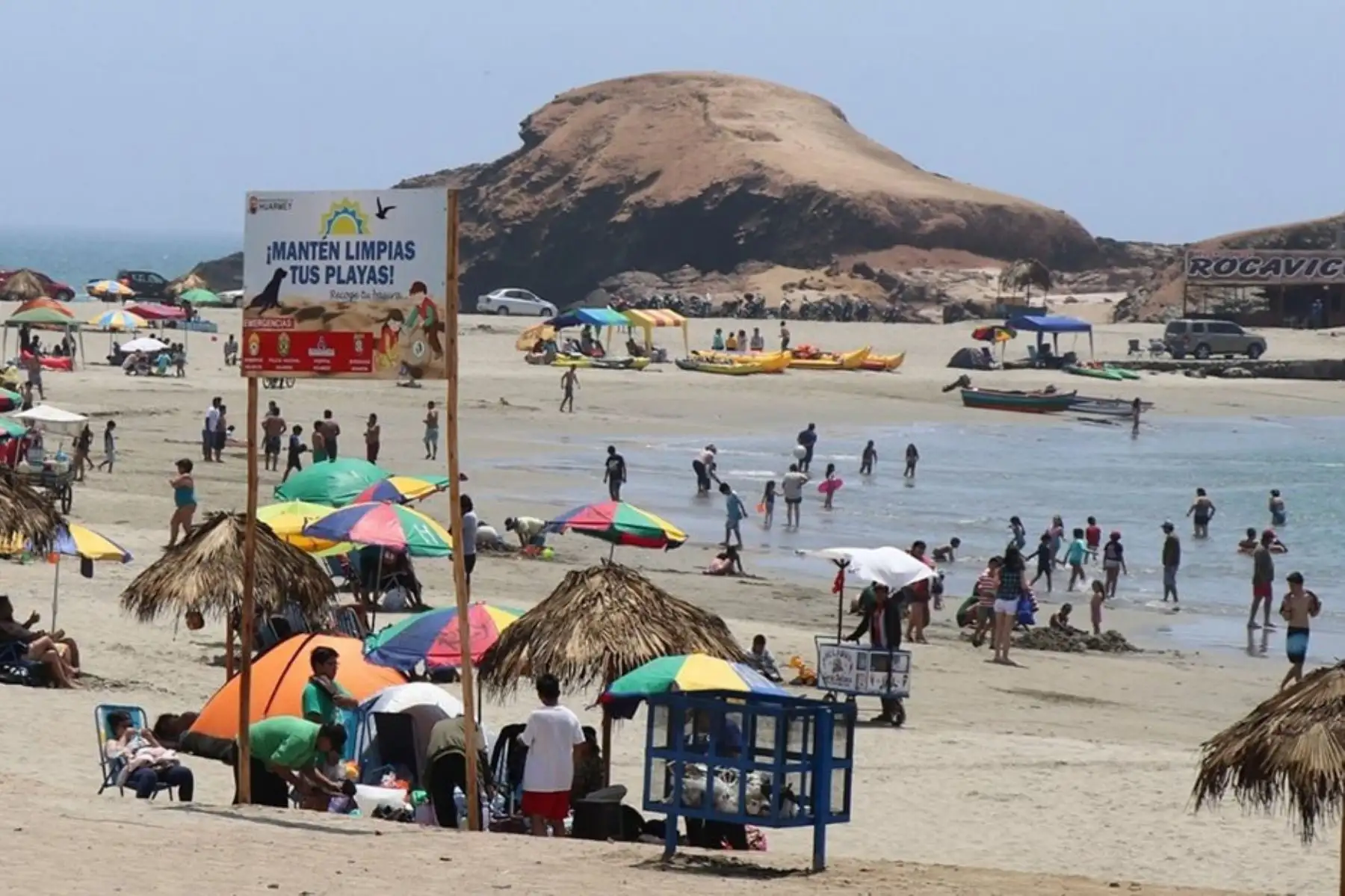 La región Áncash se posiciona como uno de los principales atractivos del litoral peruano para el verano 2026, gracias a la clasificación de varias de sus playas como “saludables” por la Dirección General de Salud Ambiental (Digesa). Foto: ANDINA/Difusión