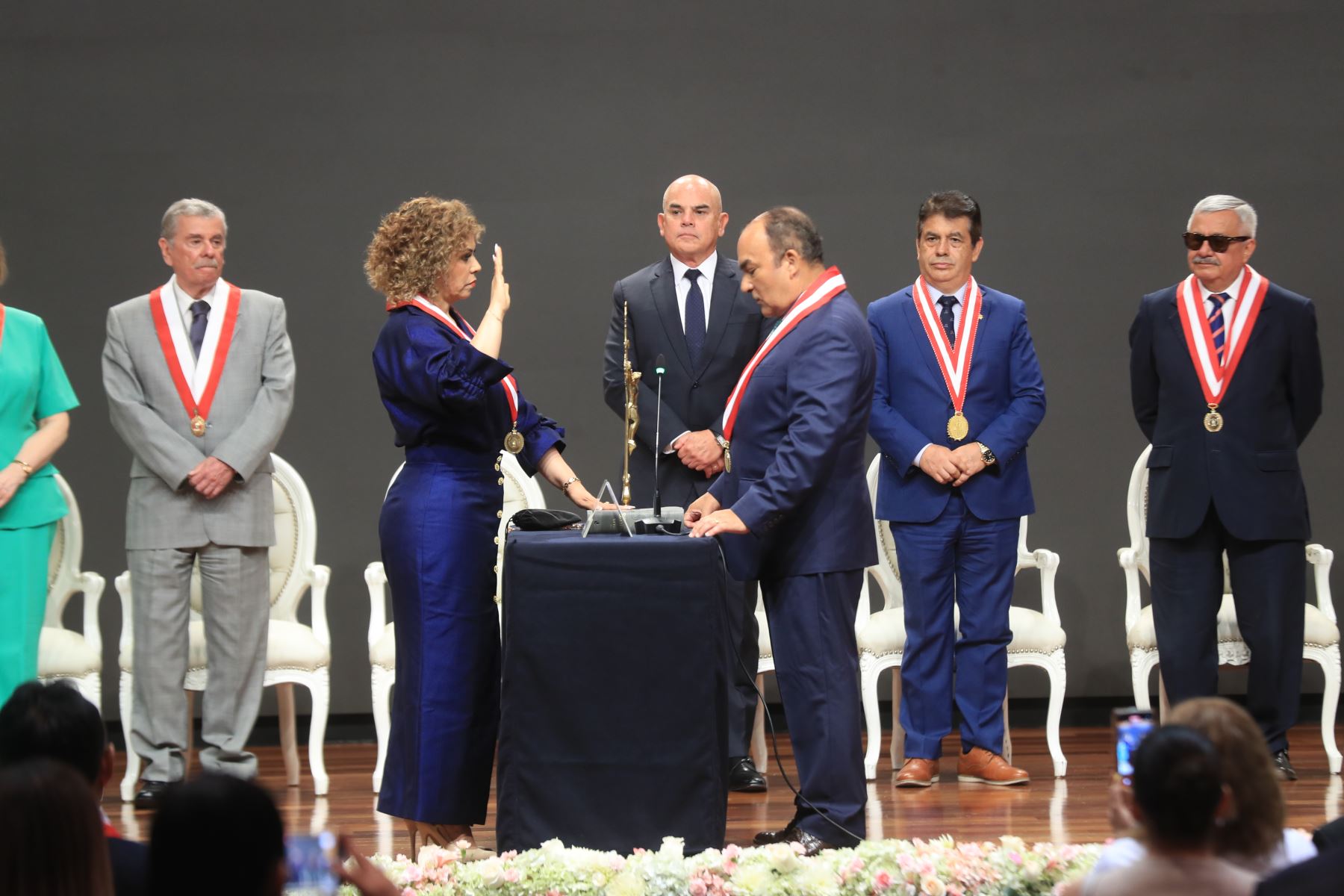 María Teresa Cabrera juramenta como nueva presidenta de la JNJ para periodo 2026. Foto: ANDINA/ Ricardo Cuba