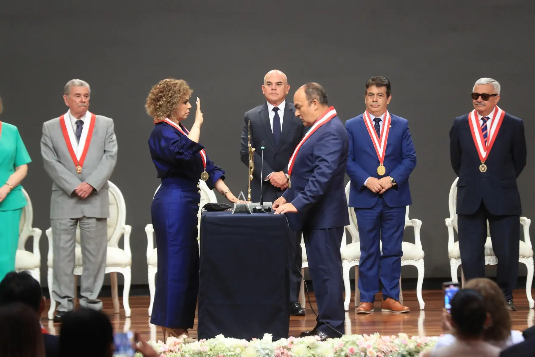 María Teresa Cabrera juramenta como nueva presidenta de la JNJ para periodo 2026. Foto: ANDINA/ Ricardo Cuba