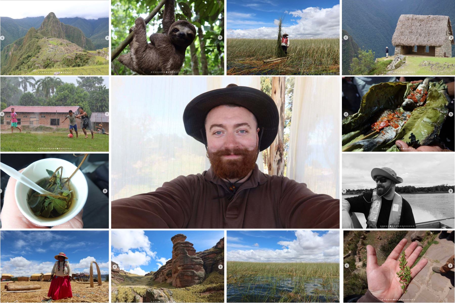 El cantante británico Sam Smith expresó su profundo agradecimiento al Perú a través de una emotiva carta en la que destaca la belleza del país, su gente y las experiencias vividas durante dos semanas de viaje. El mensaje estuvo acompañado por fotografías de su recorrido por Machu Picchu, la Amazonía y el lago Titicaca, así como de la gastronomía y escenas cotidianas, reforzando el vínculo humano y espiritual que aseguró haber sentido con el país. Fotos: ANDINA/Composición con fotos de Sam Smith