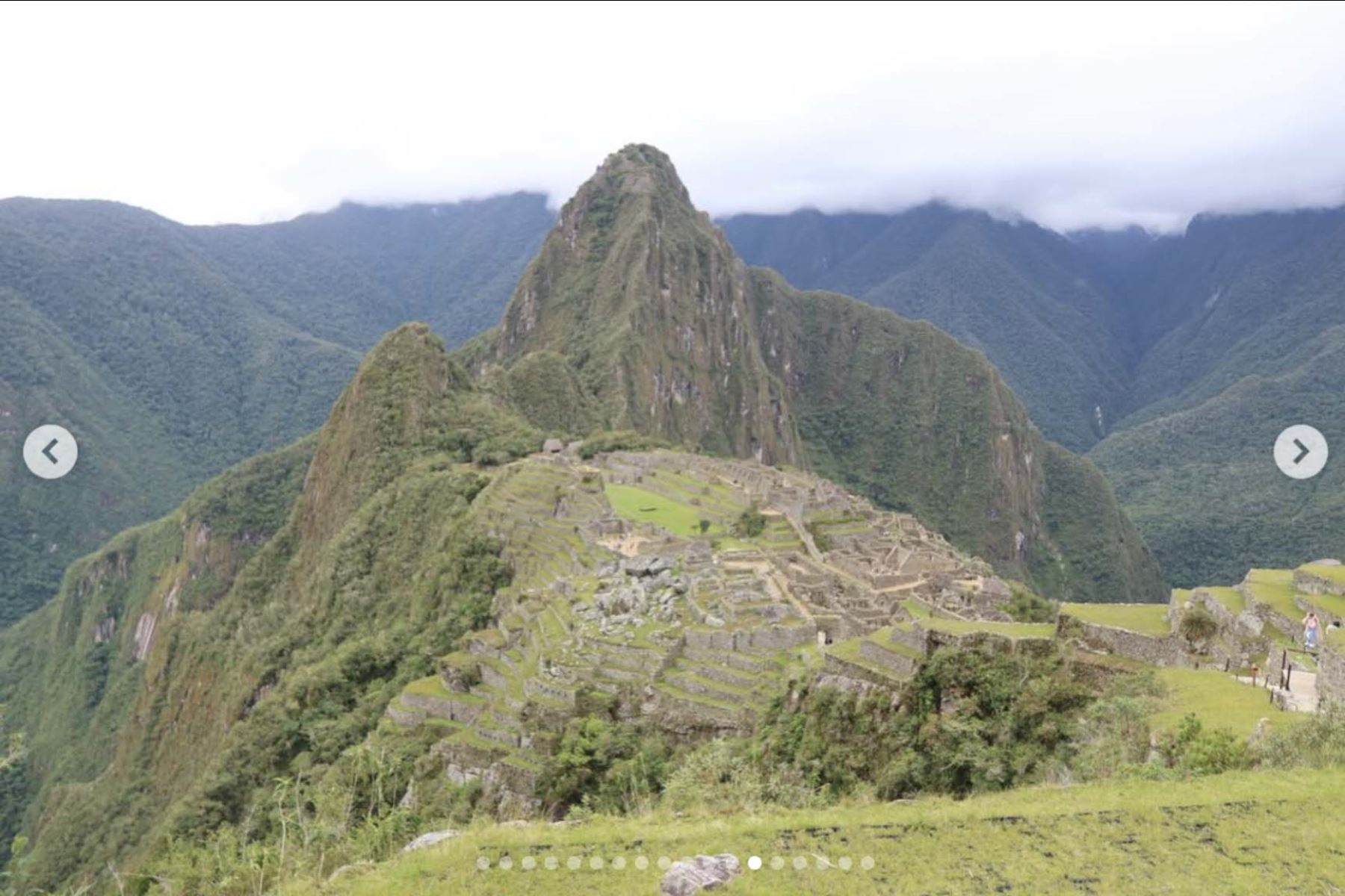 Vista de Machu Picchu, uno de los destinos más emblemáticos del Perú y una de las experiencias centrales del viaje. “Subir a Machu Picchu” fue uno de los momentos que Sam Smith destacó en su carta, al describir el profundo impacto espiritual y emocional que le produjo recorrer este sitio ancestral durante su estadía en el país. Fotos: ANDINA/Sam Smith