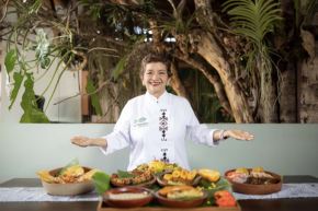 La chef Elia García es la creadora del restaurante La Patarashca de Tarapoto, región San Martín. Foto: GLP