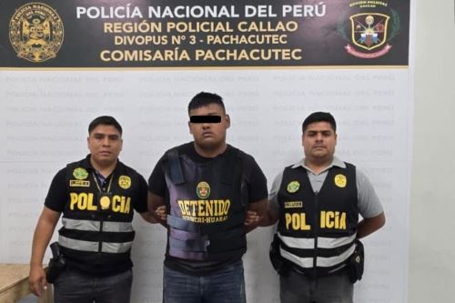 PNP captura a peruano con requisitoria en Chile puesta por Interpol, que fue ubicado en el distrito del Callao. Foto: ANDINA/Difusión