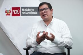 El ministro del Ambiente, Miguel Ángel Espichán, concedió entrevista a la Agencia Andina. Foto: ANDINA