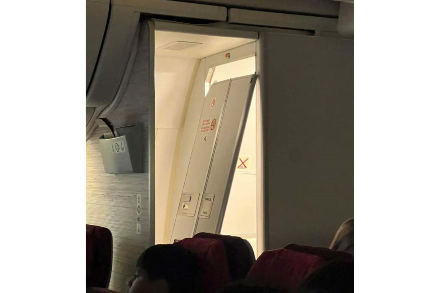 Durante el aterrizaje, la fuerte vibración provocada por la explosión de los neumáticos generó momentos de tensión dentro de la cabina. Algunos pasajeros relataron que incluso la puerta de uno de los baños se desprendió, aunque la tripulación mantuvo la calma y logró controlar la situación conforme a los protocolos de seguridad establecidos. Foto: INTERNET/Turbine Traveller