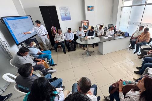 Reunión técnica aprobó importante medida para la población de Pisco. Foto: OTASS/Difusión.