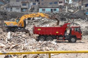 Intervención del Cerro Candela en Ate. (Foto: ANDINA / Difusión)