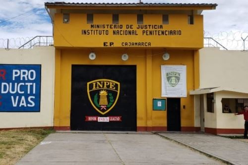 Fachada del Establecimiento Penal de Cajamarca. Foto: INPE/Difusión.
