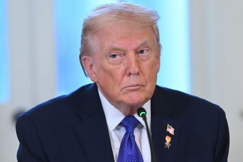 Donald Trump, presidente de Estados Unidos. Foto: AFP.