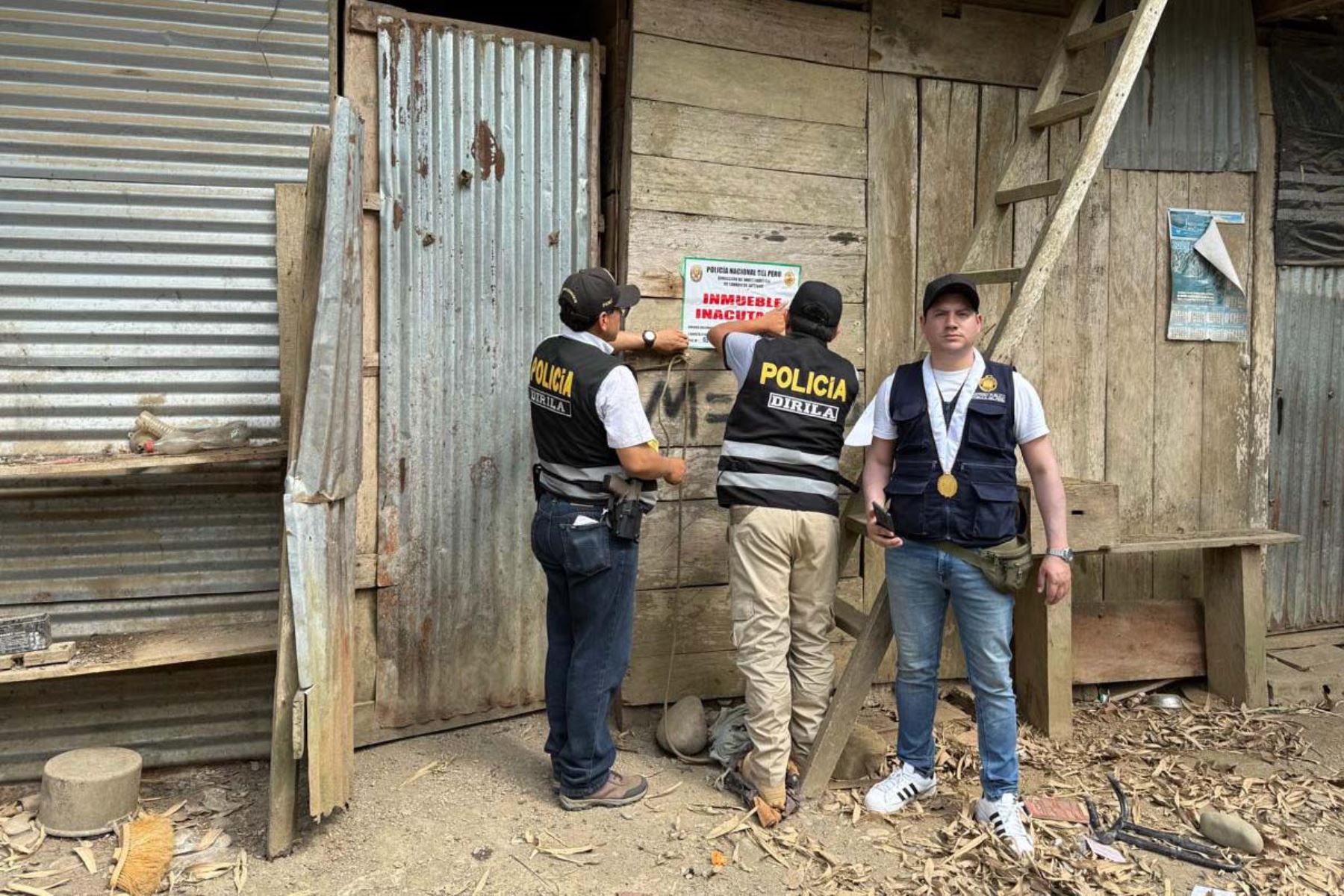 Allanamiento en Unión Mantaro (VRAEM): el fiscal Pablo Espinoza lidera operativo del Sexto Despacho