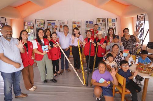 Ministra del Midis, Lesly Shica, participó en feria multisectorial en el distrito chalaco, que contó con presencia de más de 20 entidades públicas. Foto: Difusión