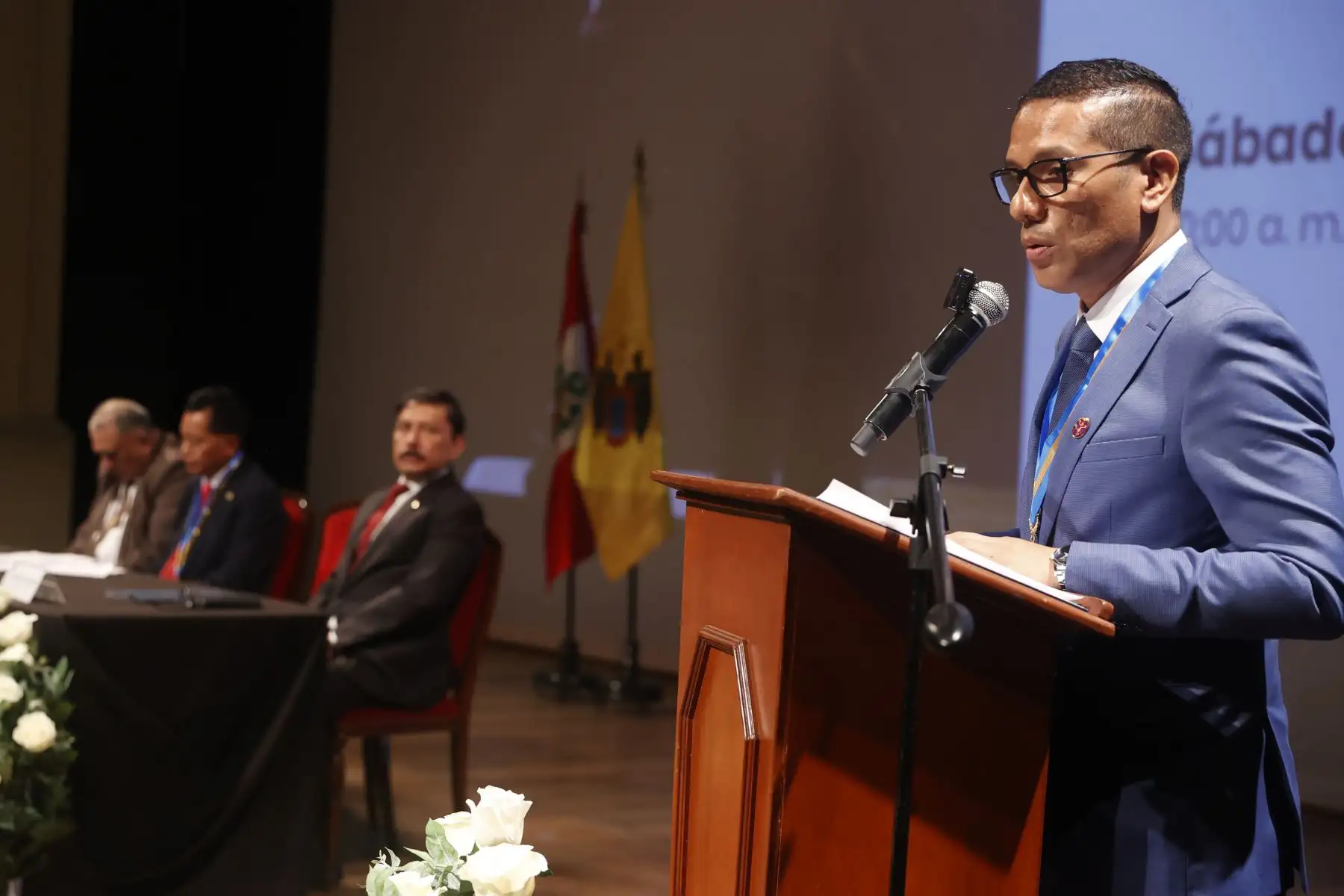 Paulo Grijalva Purizaga Juramenta como decano del Consejo Directivo Nacional y del Consejo Departamental de Lima del Colegio de Periodistas del Perú para el periodo 2026–2027.
Foto: ANDINA/Vidal Tarqui