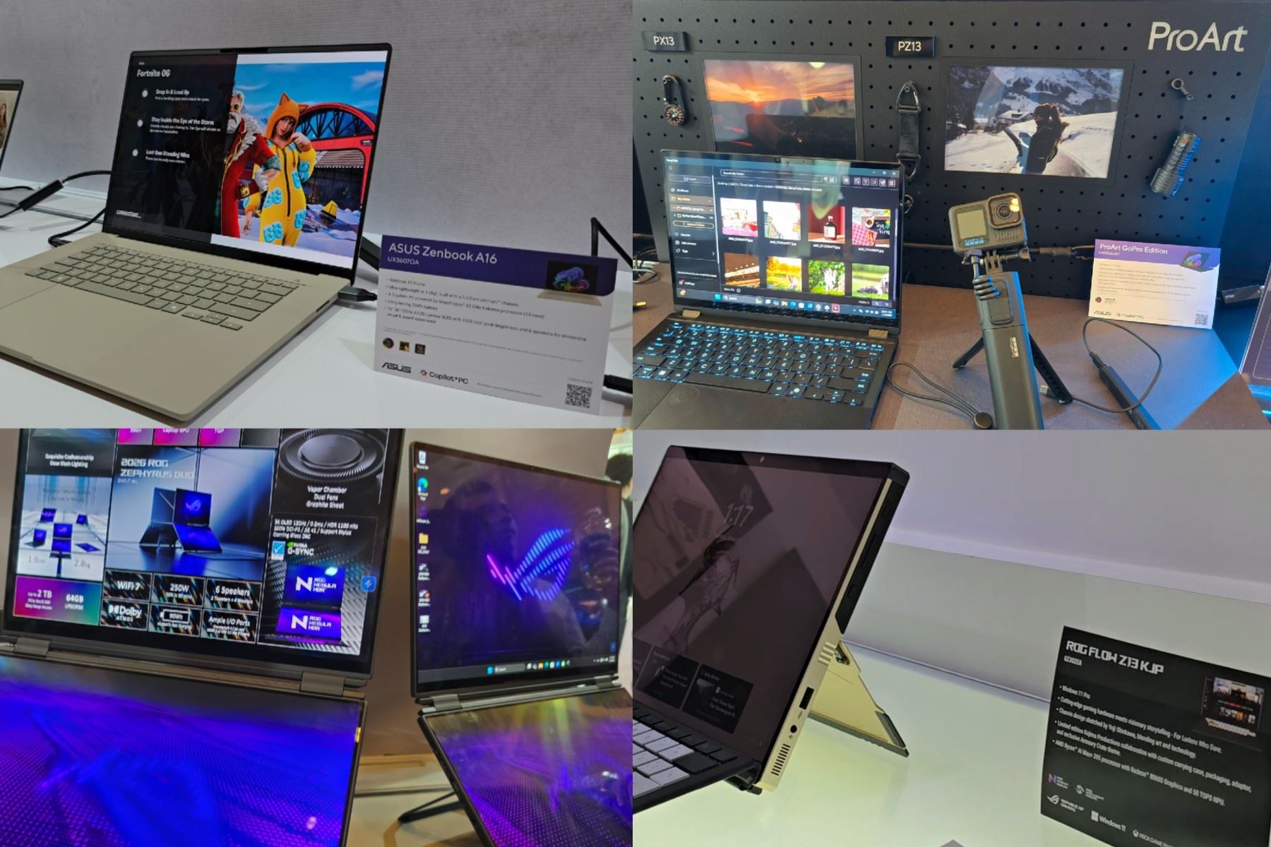 
Durante el CES 2026, Asus implementó inteligencia artificial en todo su portafolio