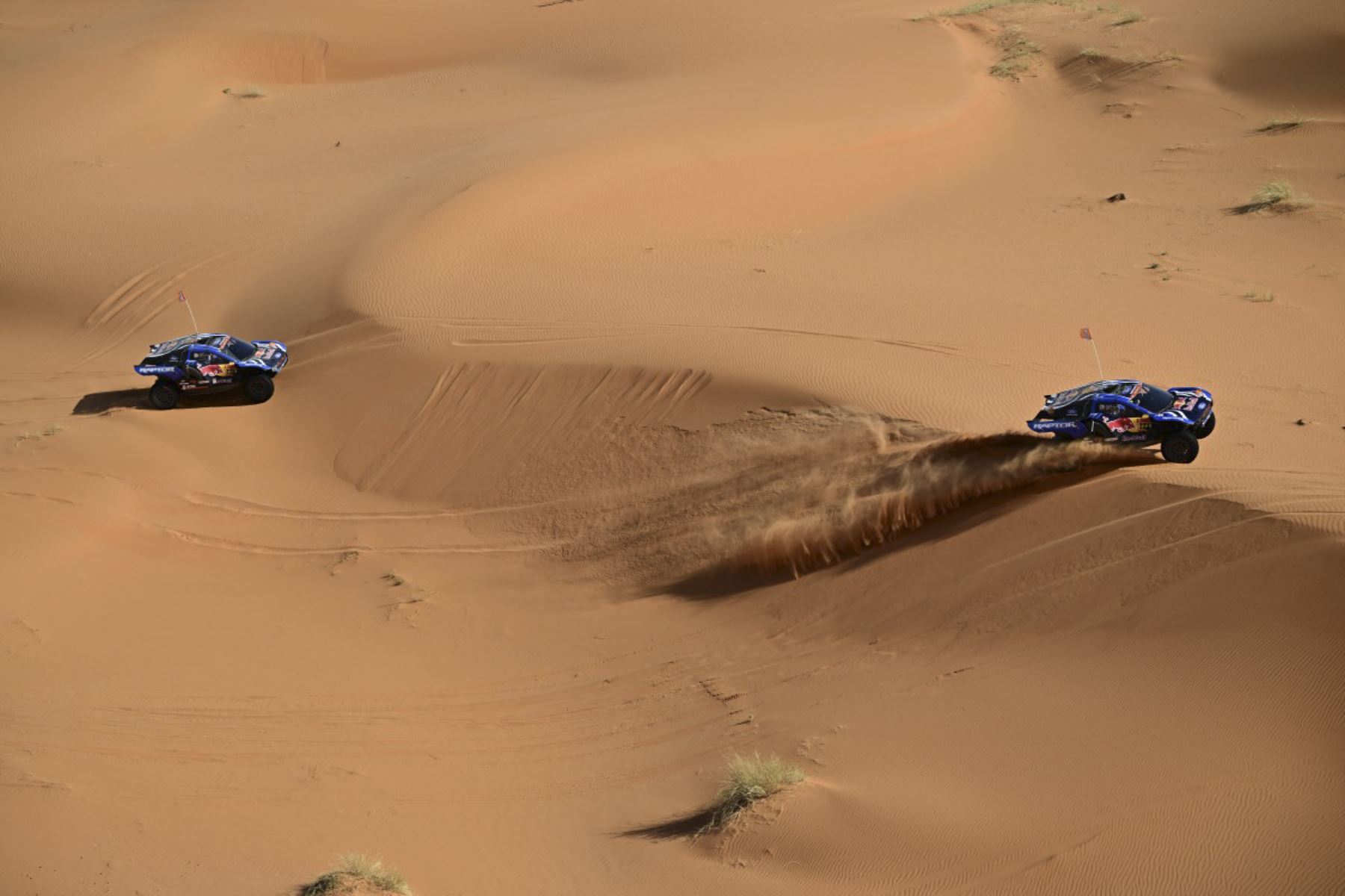 El piloto Kellon Walch compite en la edición 48 del Rally Dakar 2026, entre Hail y Riad, Arabia Saudita. (Foto de Giuseppe CACACE / AFP)