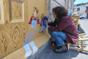 Las acciones se realizan en los muros exteriores de la Institución Educativa Mercedario San Pedro Pascual, ubicada en la intersección de las calles Sucre y Tristán, inmueble integrante del monumento histórico Iglesia y Convento La Merced.