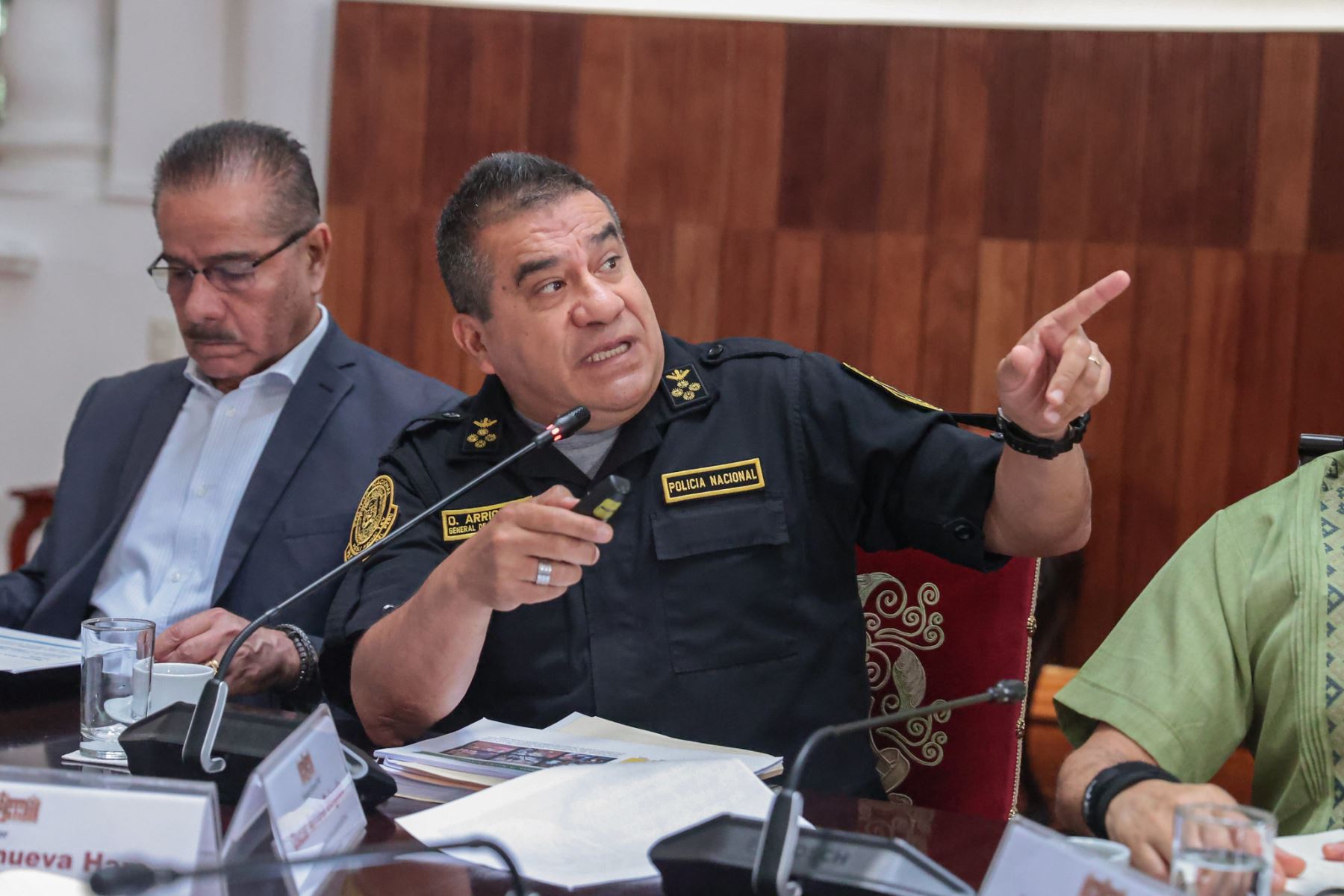 Durante este domingo, el presidente José Jerí lideró una reunión con los representantes de las principales instituciones públicas relacionadas a la guerra contra la delincuencia en el Perú y los avances de las autoridades por recuperar la paz de los peruanos. Foto: Presidencia