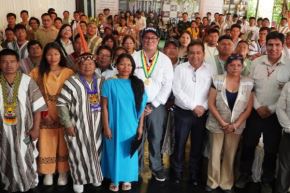 La conservación es una oportunidad de desarrollo en beneficio de las comunidades indígenas, resaltó el ministro del Ambiente, Miguel Espichán. Foto: MINAM/Difusión.