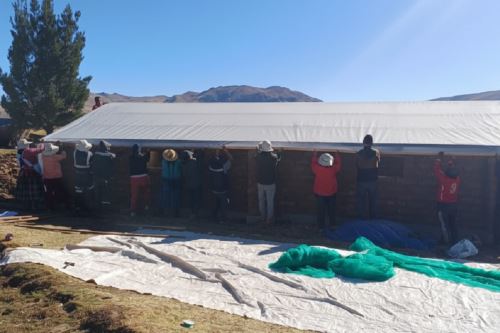 El Programa de Desarrollo Productivo Agrario Rural (Agro Rural), promueve la estandarización de insumos agrícolas mediante la elaboración de los proyectos de Fichas de Homologación de agrofilm y malla raschel, Foto: Cortesía.