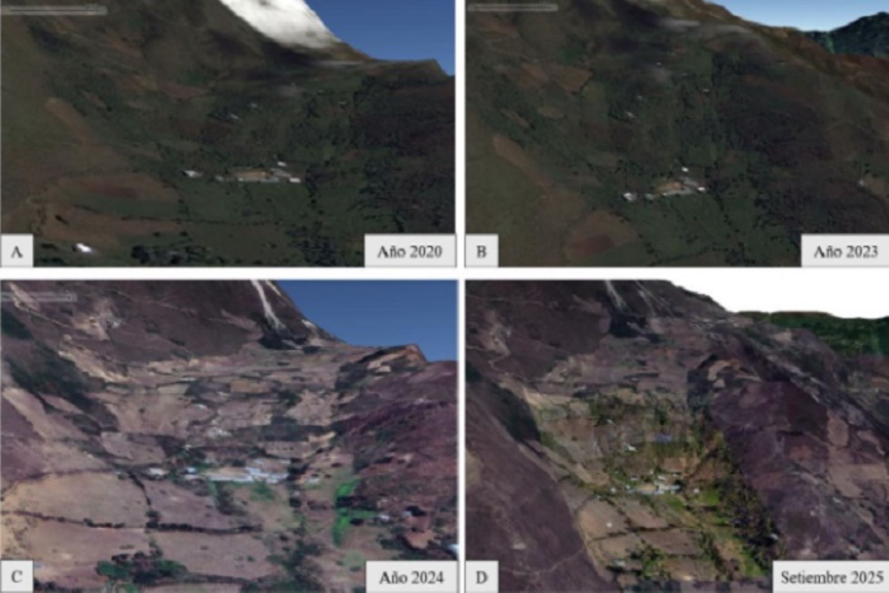 Ingemmet recomendó la reubicación de infraestructura expuesta, la construcción de sistemas adecuados de drenaje, la canalización del cauce de la quebrada y la reforestación con especies nativas.