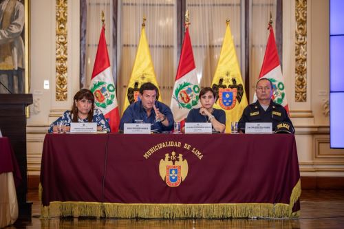 Municipalidad de Lima refuerza estrategias para luchar contra las extorsiones y lanza aplicativo "Lima Digita" Foto: ANDINA/Difusión