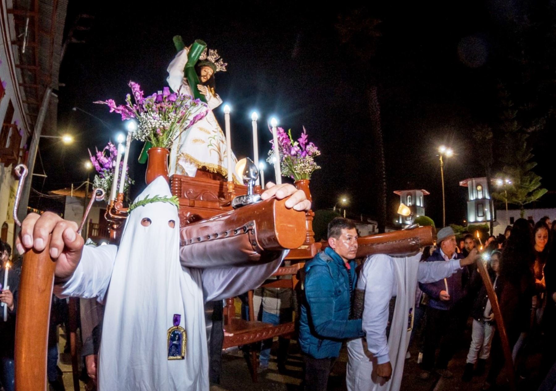 La Dirección Desconcentrada de Cultura (DDC) de Cajamarca destacó la declaratoria como Patrimonio Cultural de la Nación a la celebración de la Semana Santa de la provincia de Contumazá. ANDINA/Difusión