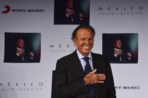 Julio Iglesias. Foto: AFP