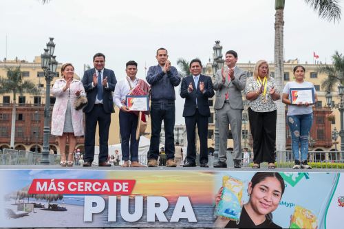 Presidente José Jerí participa en la feria multisectorial “Más cerca del Perú”, edición Piura