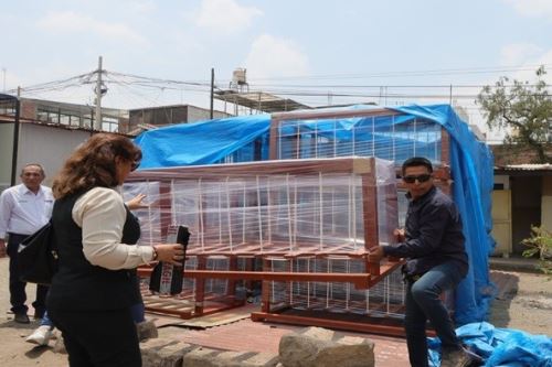 Material educativo se elaboró con madera incautada por el Serfor y el Gore Arequipa. Foto: ANDINA/Difusión