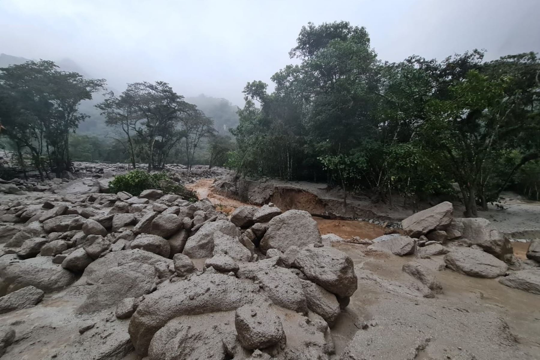Tras el anuncio del posible cierre del parque arqueológico de Choquequirao, también por lluvias, se evaluará una medida similar de la ruta amazónica de acceso a Machu Picchu. Foto: Cortesía Percy Hurtado