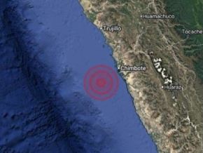El temblor de magnitud 4.0, con epicentro en el océano Pacífico, fue percibido de forma leve por la población de Chimbote, región Áncash.