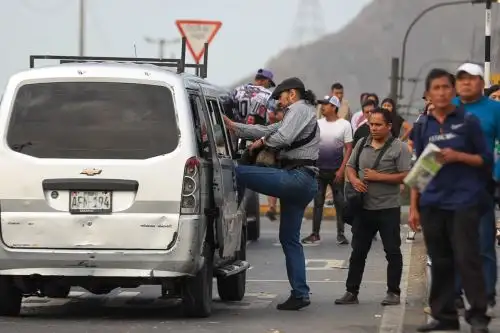 Imágenes del paro convocado por grupos de transportistas en Lima Metropolitana y Callao